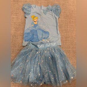 Cinderella size 4 shirt and skirt